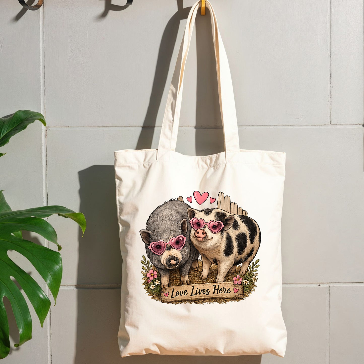 Hearts & Hooves Haven Tote Bag 1