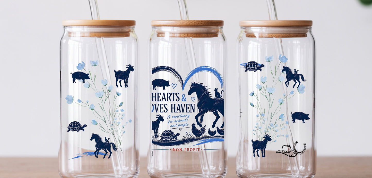 Hearts & Hooves Haven Glass Libbey Cup 1