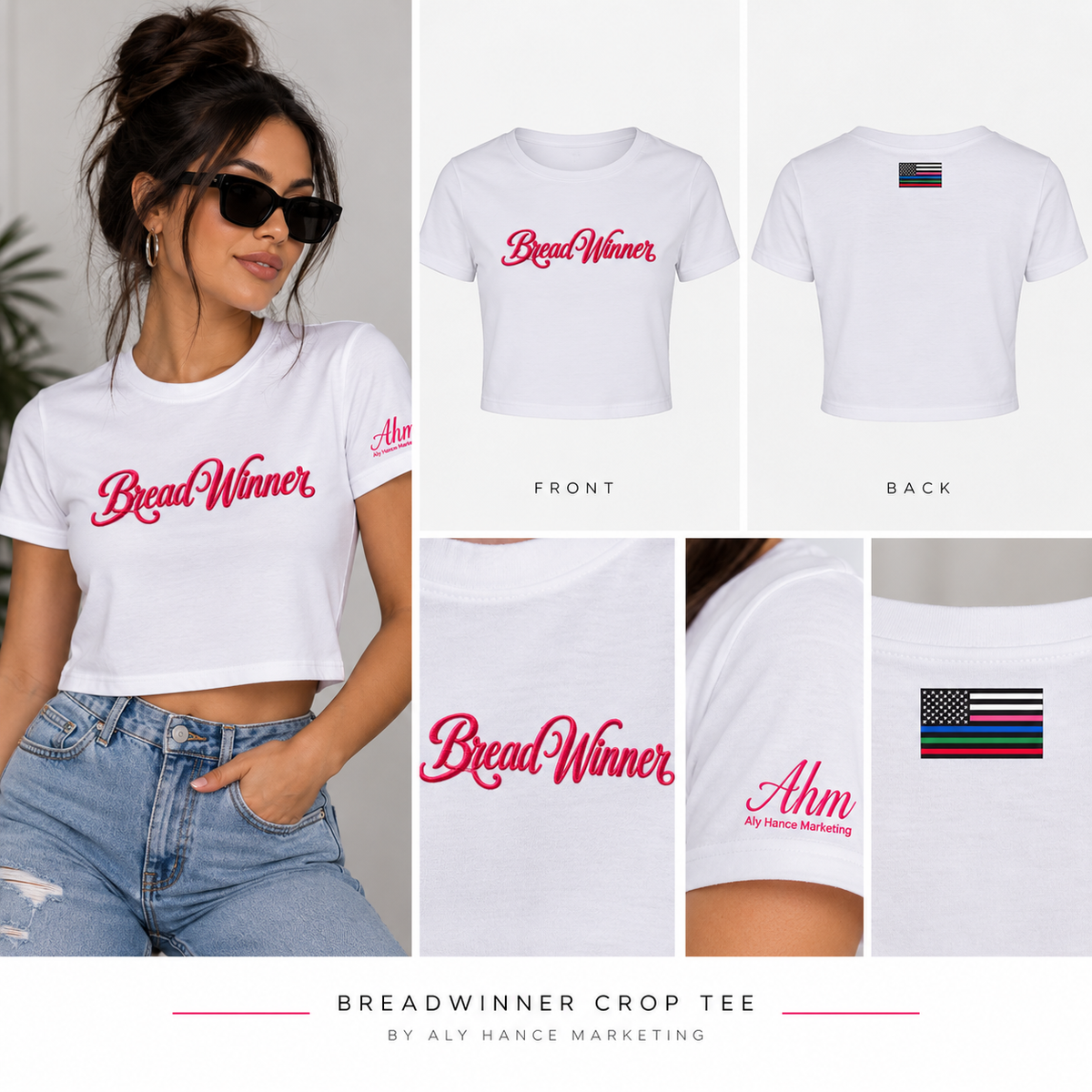 Bread Winner Crop Tee