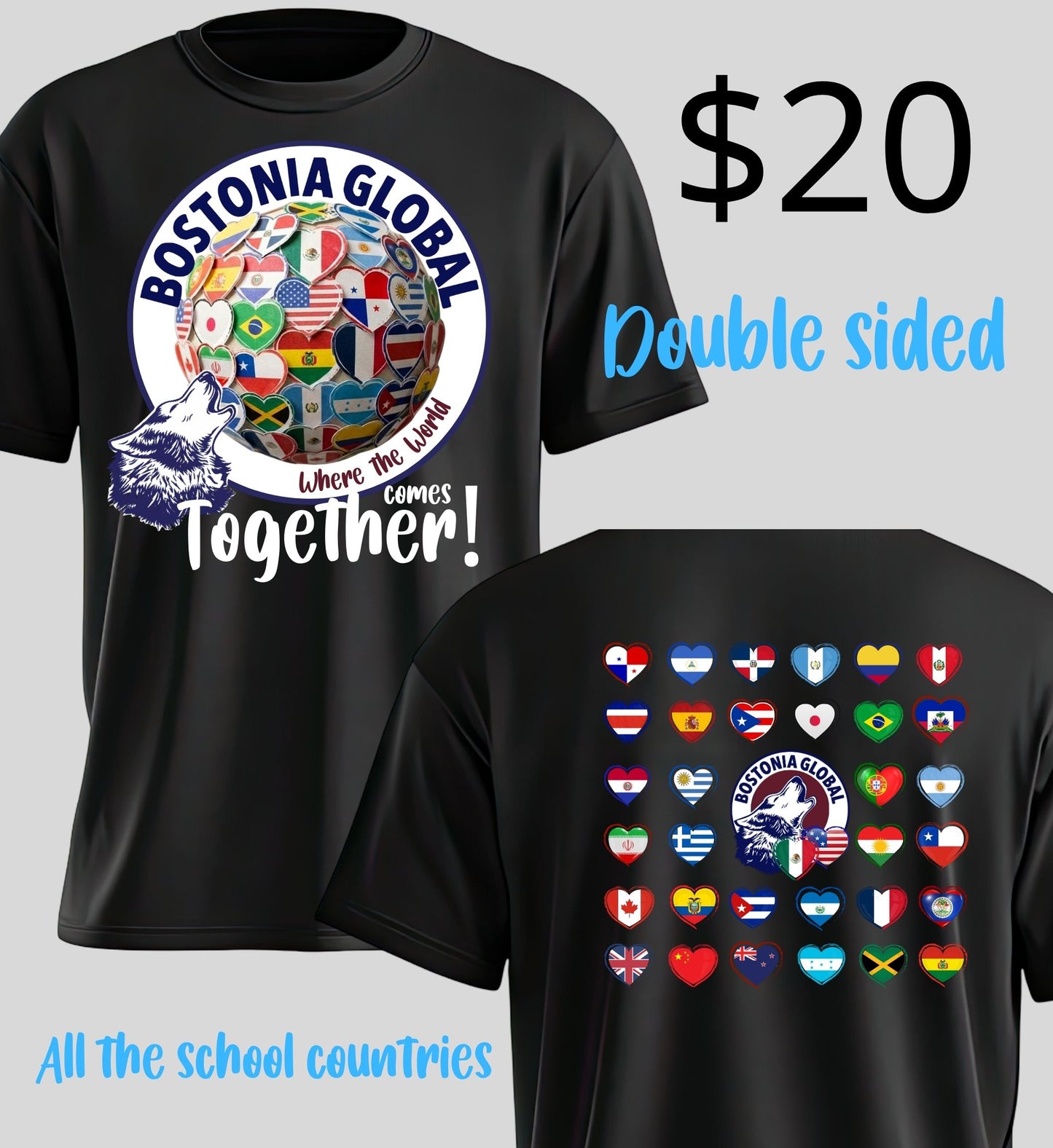 Bostonia World Shirt - Cali Mint Co