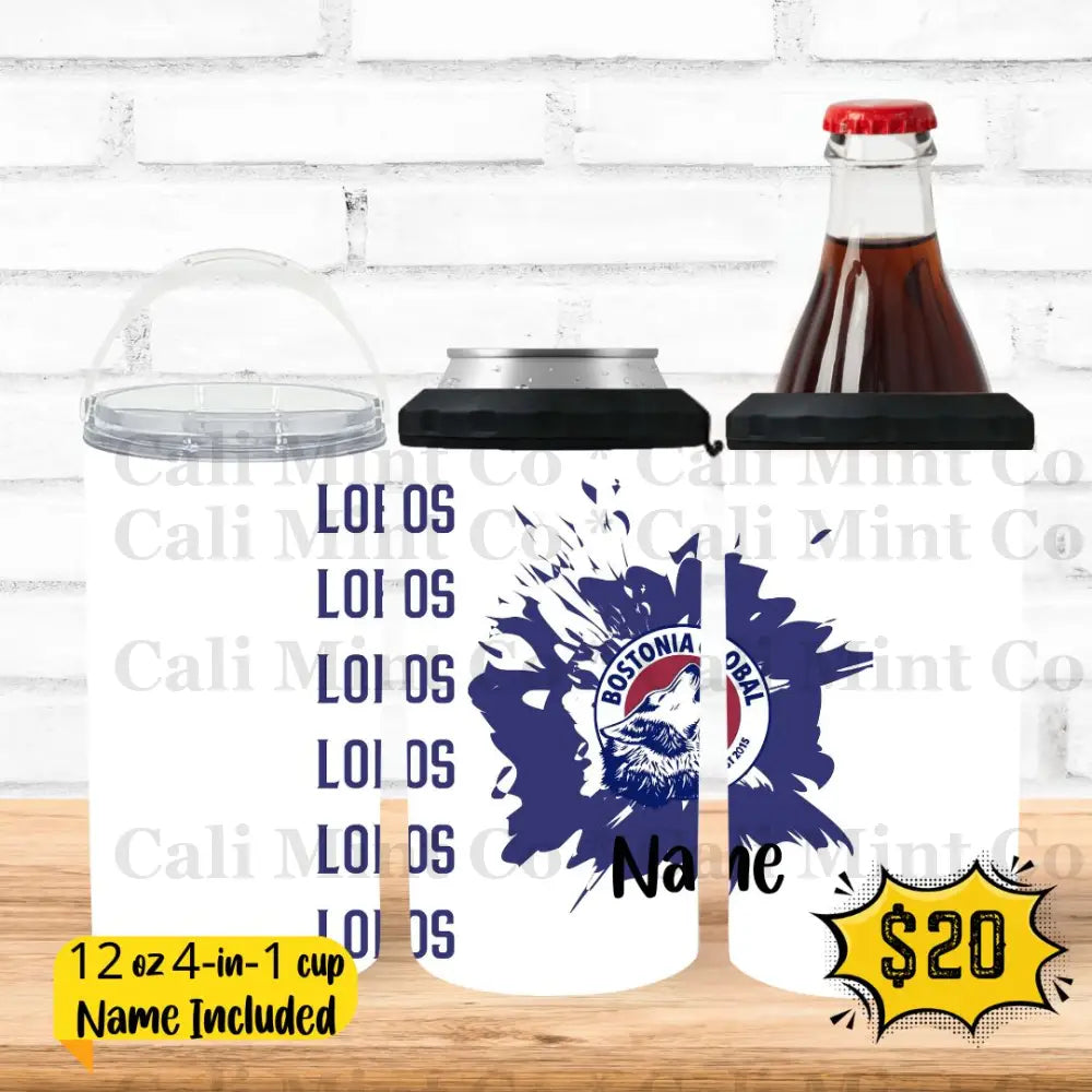 Bostonia 4-In-1 Tumbler- Lobo Splash Drinkware