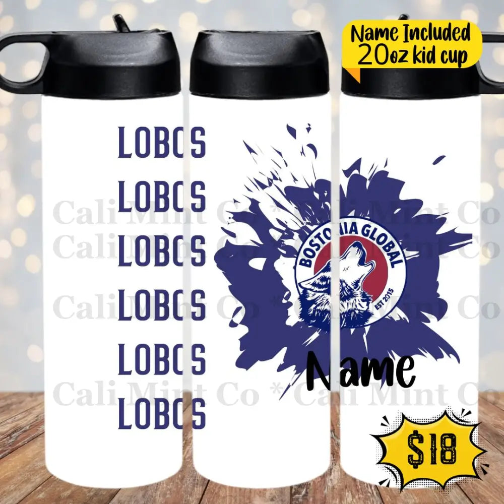 Bostonia Kid 20 Oz Tumbler - Lobo Splash Drinkware