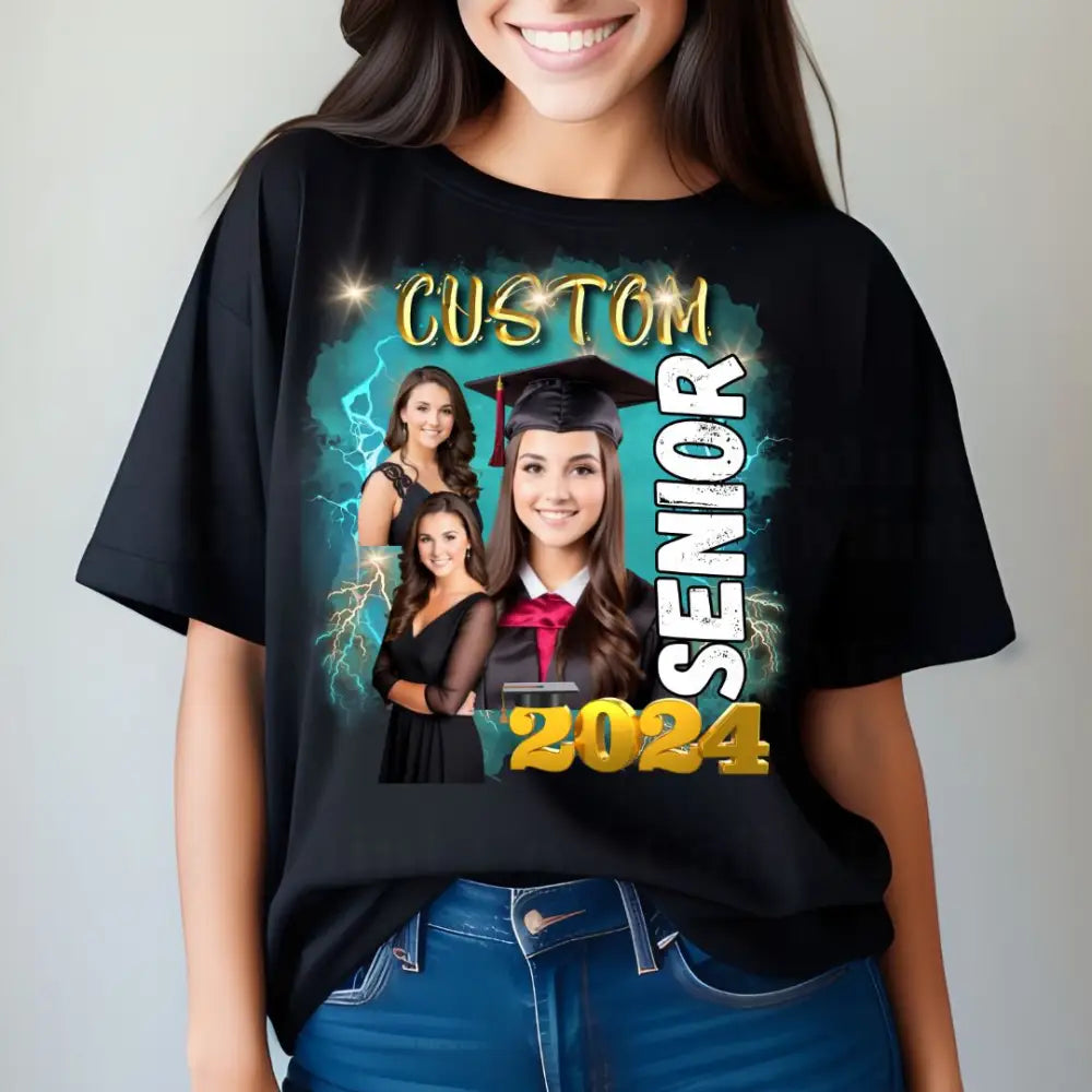Custom Senior Grad Photo Shirts Shirt