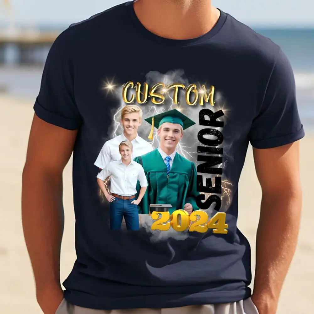 Custom Senior Grad Photo Shirts Shirt