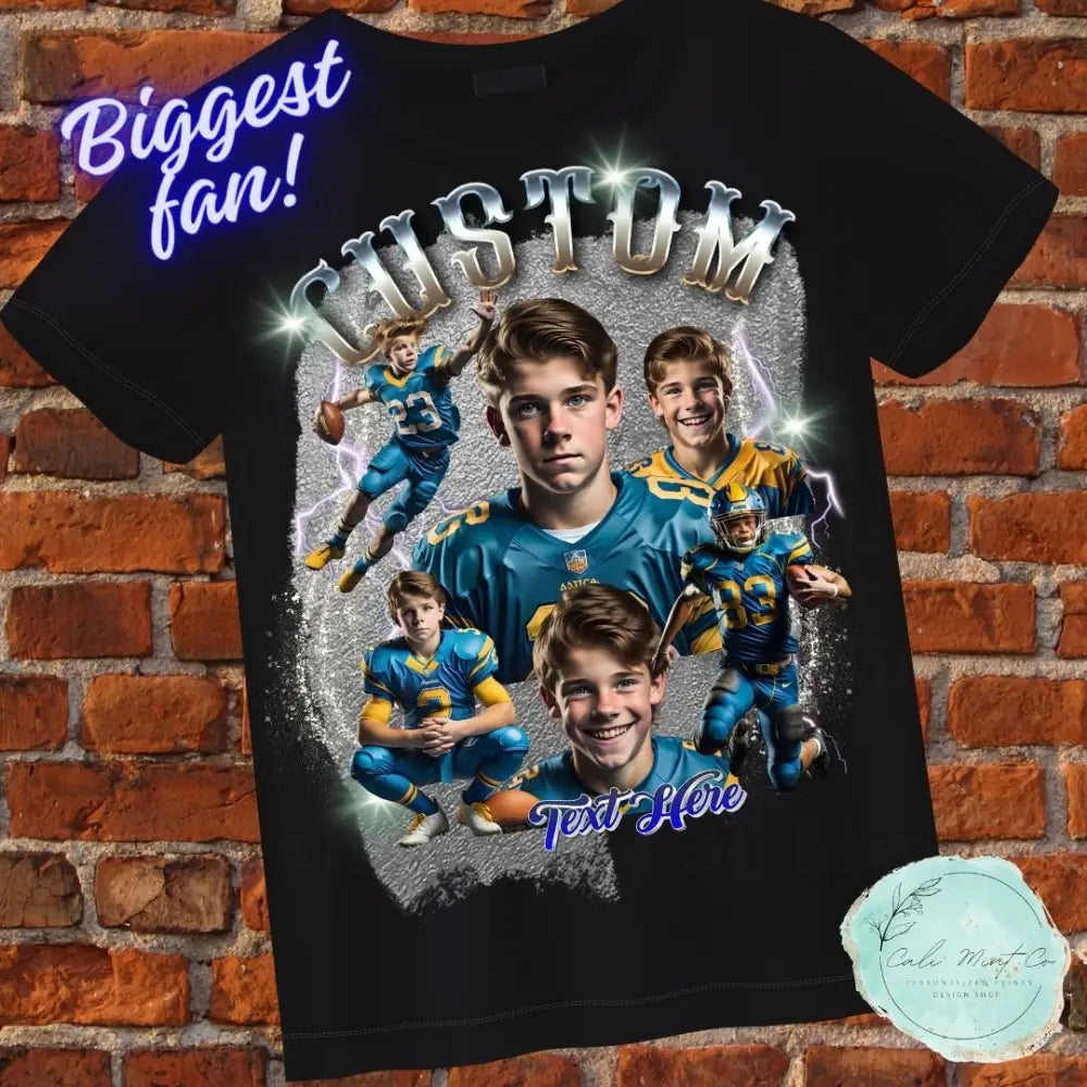 Custom Sports Photo Shirt (Adult & Youth)