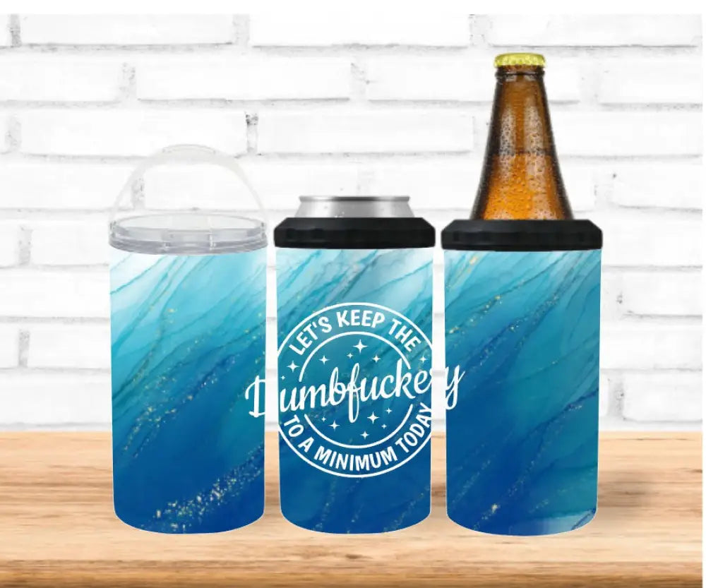 Dumbfuckery 4In1 Tumbler ~ 3 Colors To Choose From Drinkware