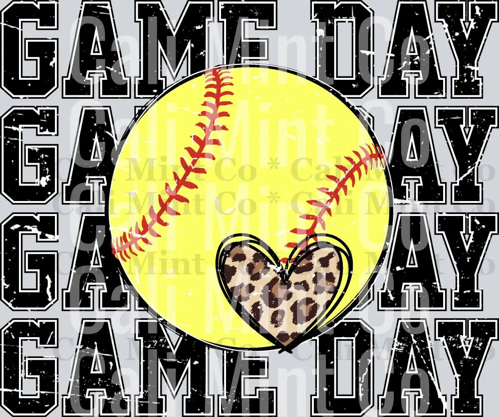 Game day softball