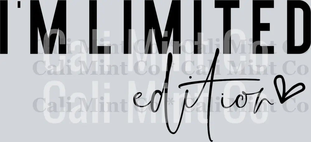 inspirational limited edition svg