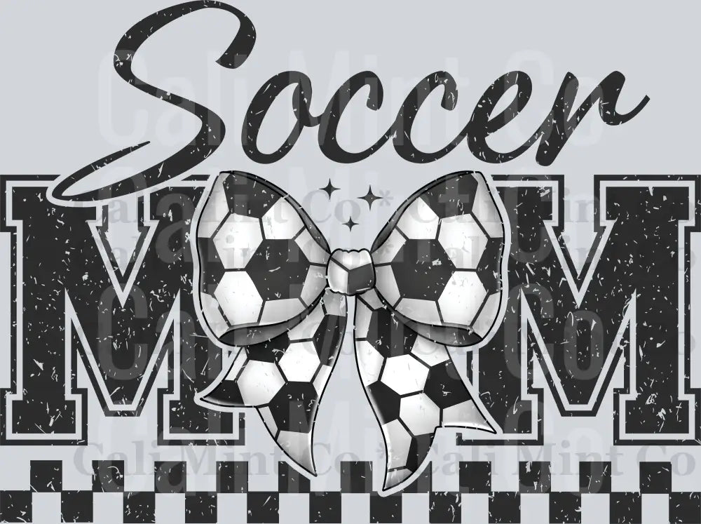 SoccerMama-Bow-Checkered-Retro