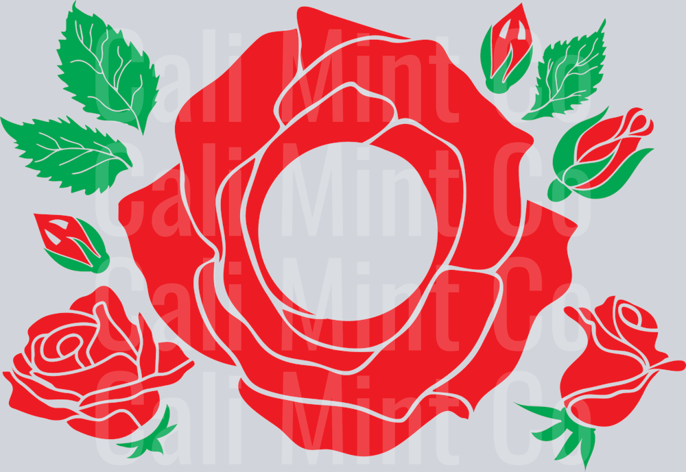 Rose glass can-8