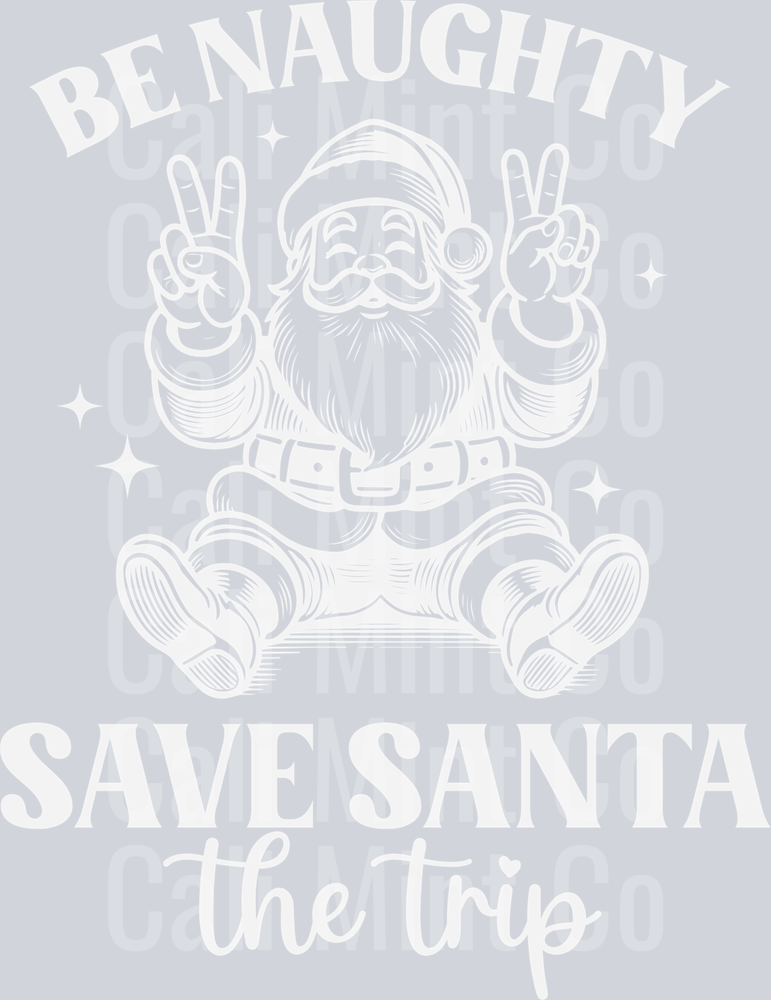VINTAGE FUNNY SANTA