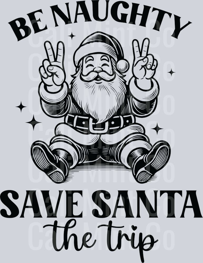 VINTAGE FUNNY SANTA