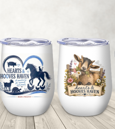 Hearts & Hooves Haven Wine Tumbler 1