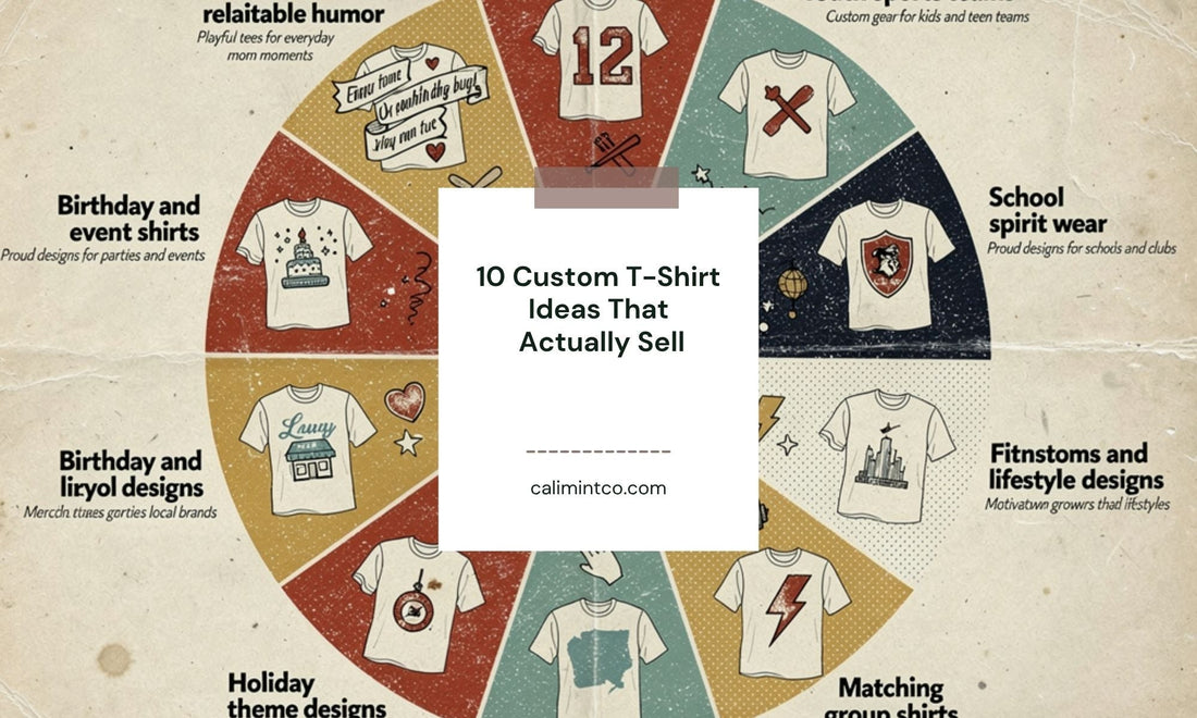 10 Custom T-Shirt Ideas That Actually Sell