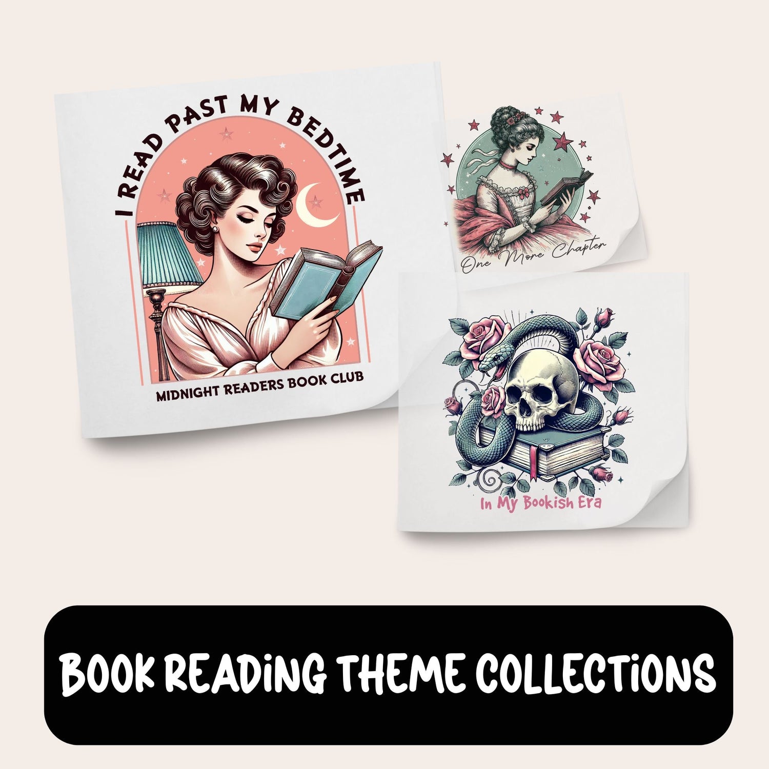 Book Inspired DTF Tranfers