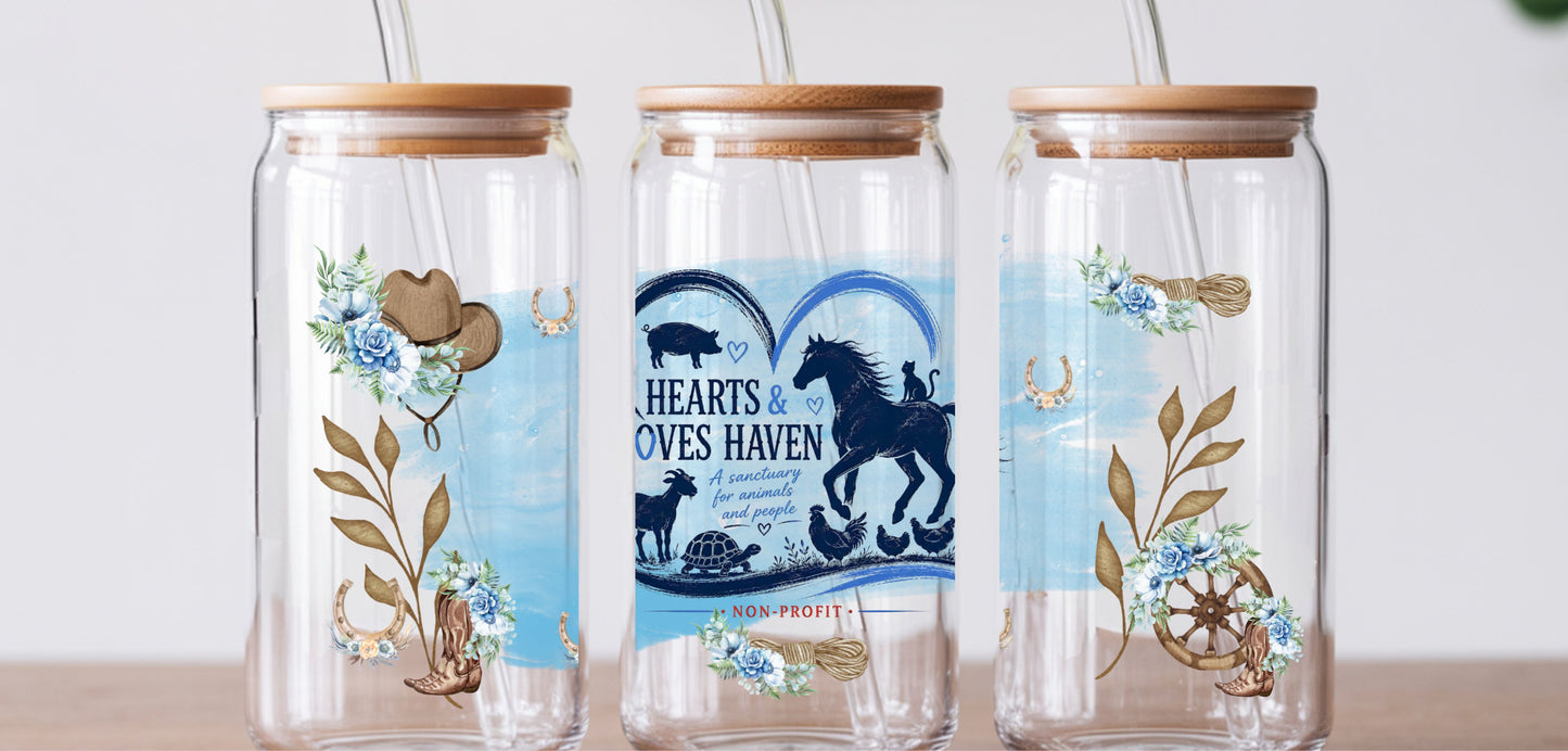 Hearts & Hooves Haven Glass Libbey Cup3