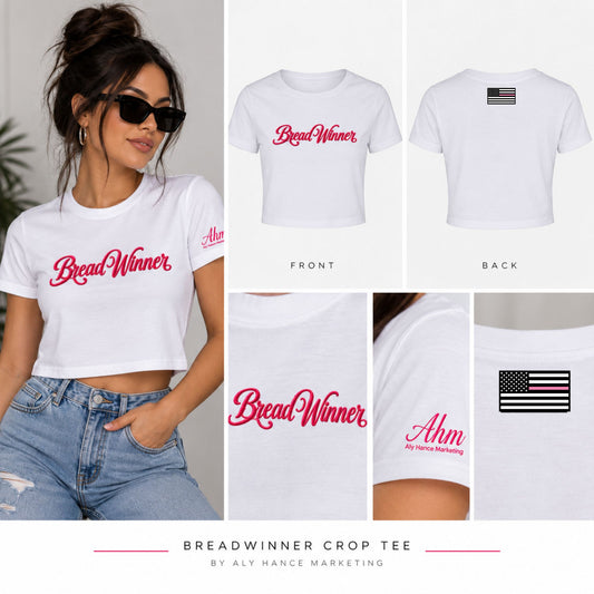 Bread Winner Crop Tee
