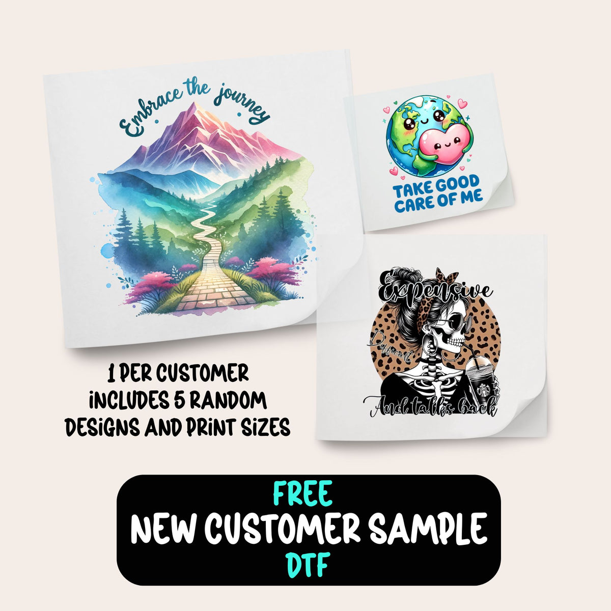 DTF/UVDTF New Customer sample pack - Cali Mint Co