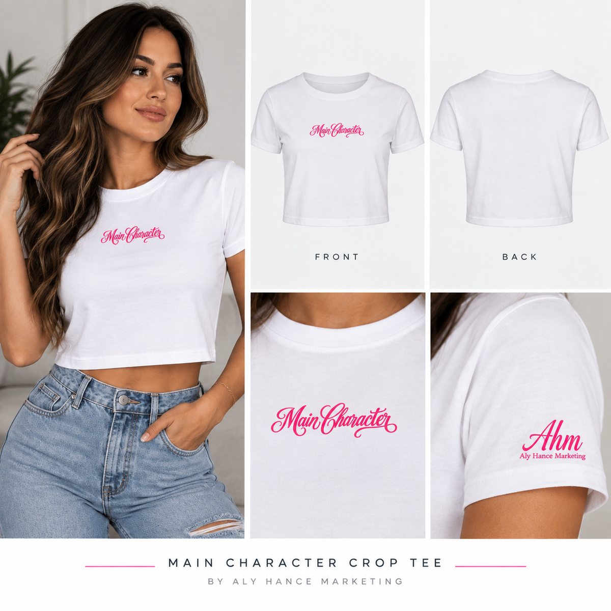 Main Character Crop Tee