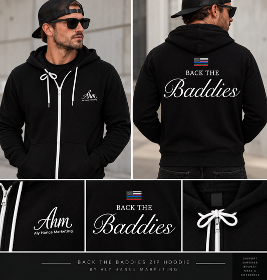 Back the Baddies Zip-Up Jacket