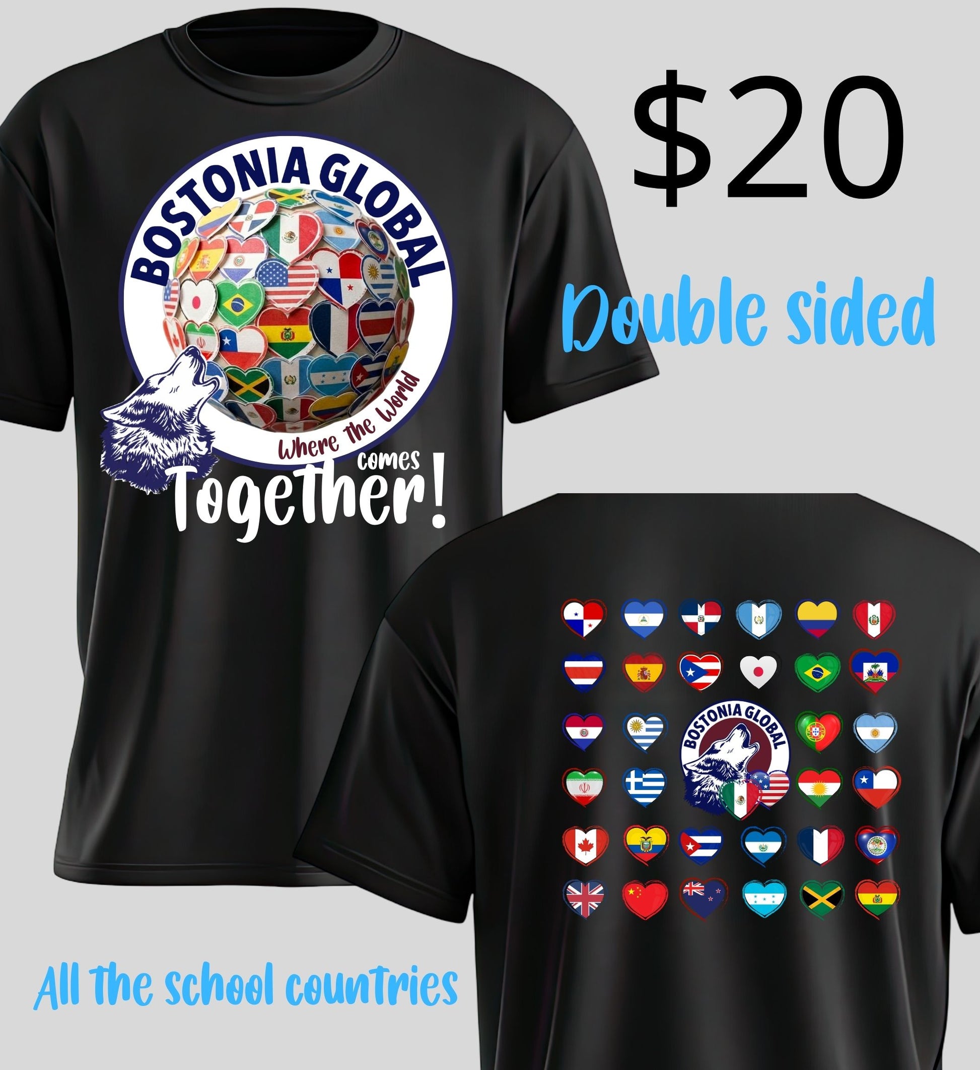 Bostonia World Shirt - Cali Mint Co