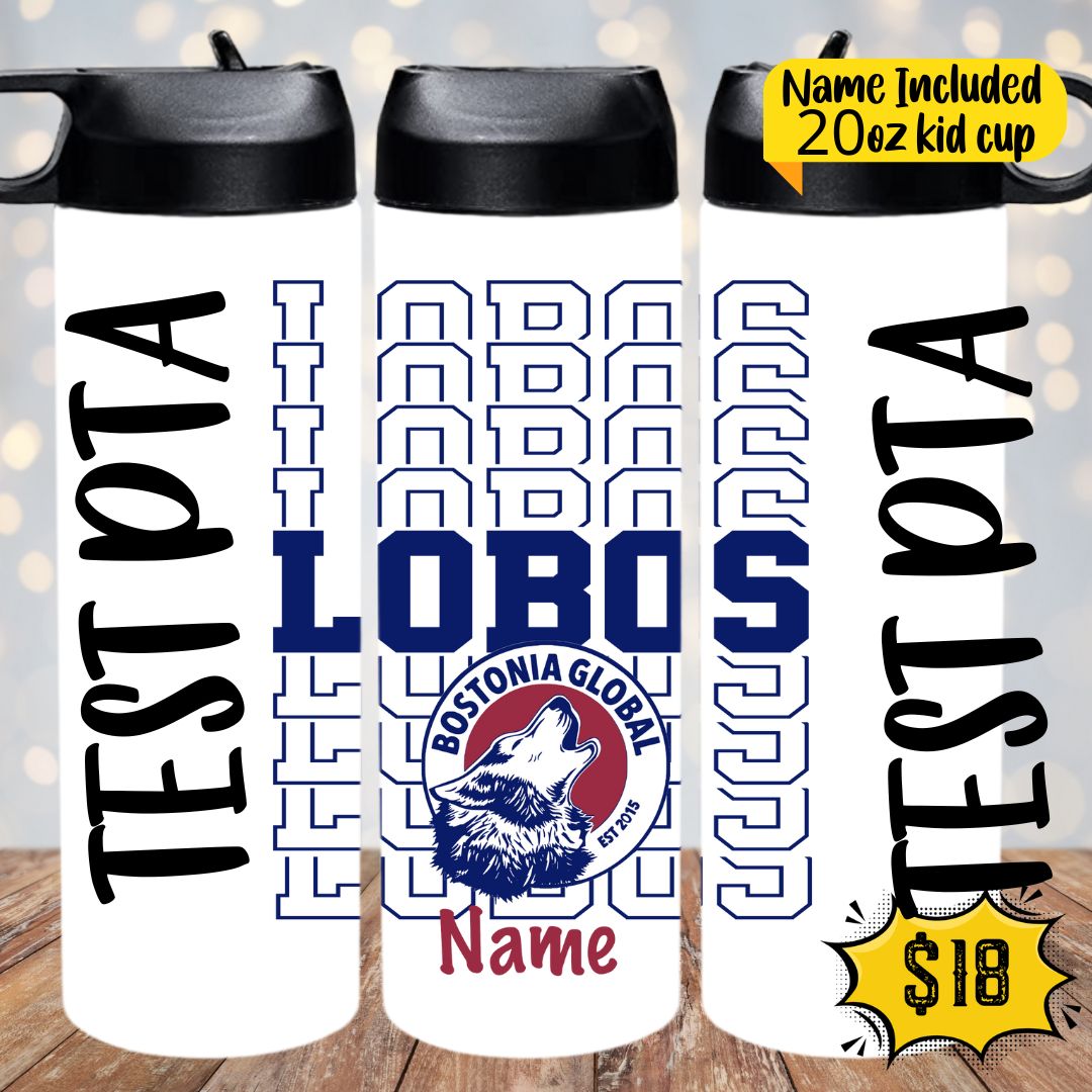 Bostonia KID 20 oz Tumbler TEST PTA - Cali Mint Co