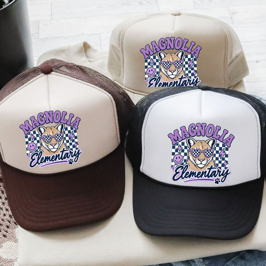 Magnolia Elementary – Mountain Lion Spirit Hats  Multiple styles💜🐾