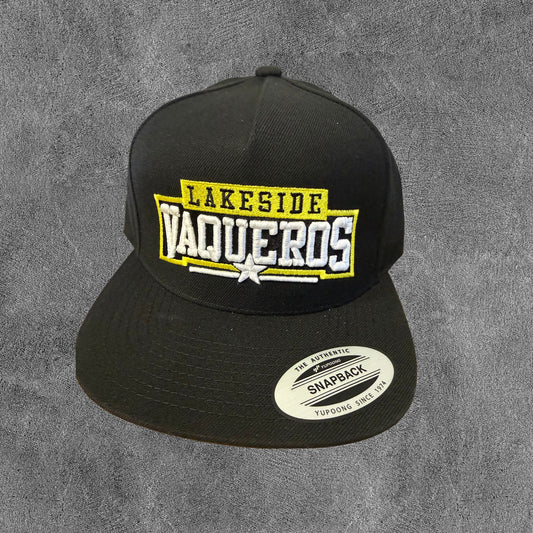 VAQHAT EMBROIDERED -Black Snapback