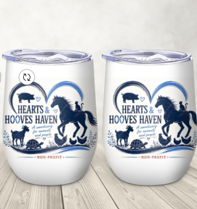 Hearts & Hooves Haven Wine Tumbler 2