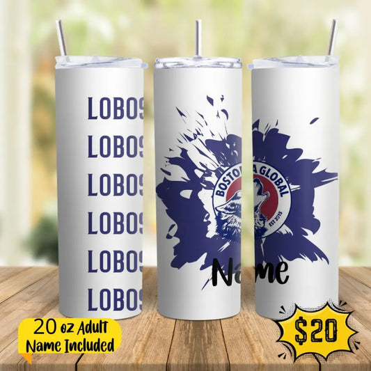 Bostonia 20 Oz Tumbler - Splash Lobo Drinkware
