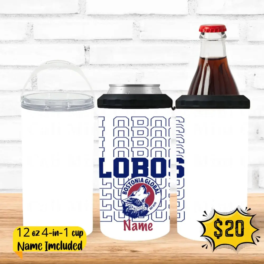 Bostonia 4-In-1 Tumbler- Lobo Drinkware