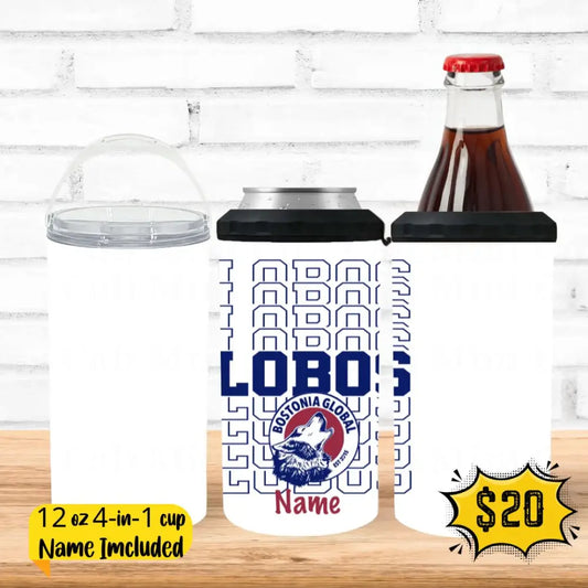 Bostonia 4-In-1 Tumbler- Lobo Drinkware