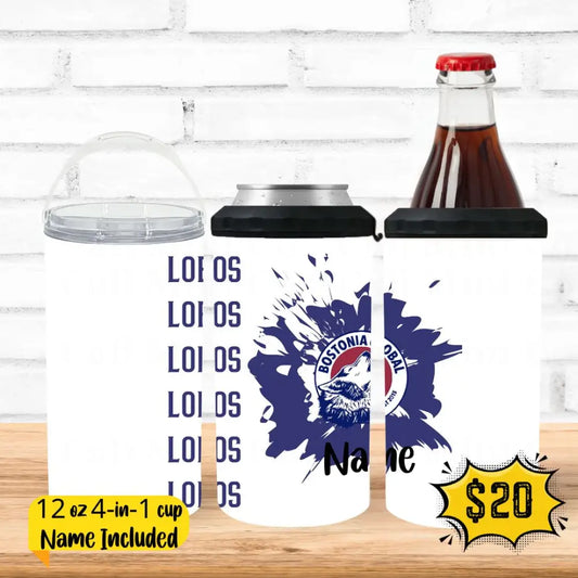 Bostonia 4-In-1 Tumbler- Lobo Splash Drinkware