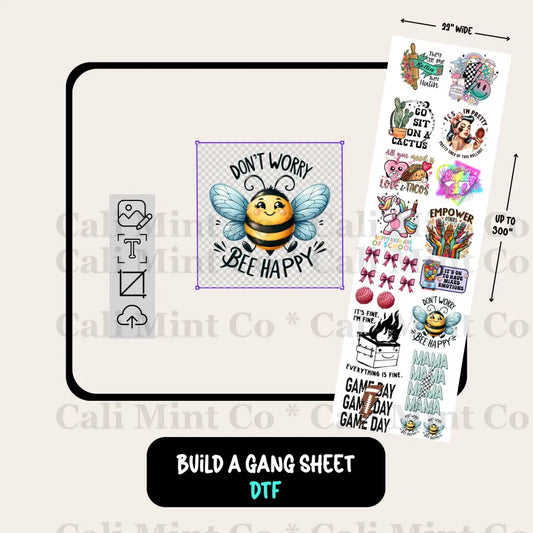 Build a Gang Sheet! With your designs and ours! Gang Sheet