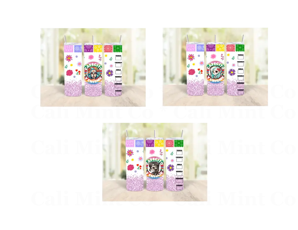 Cafe & Chisme Katrina Inspired Tumbler *3 Styles To Chose From Skinny