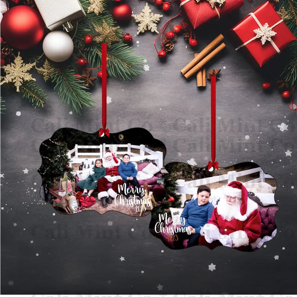 Custom Holiday Photo Ornament