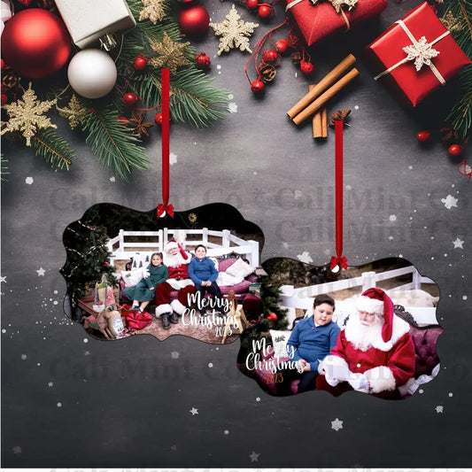 Custom Holiday Photo Ornament