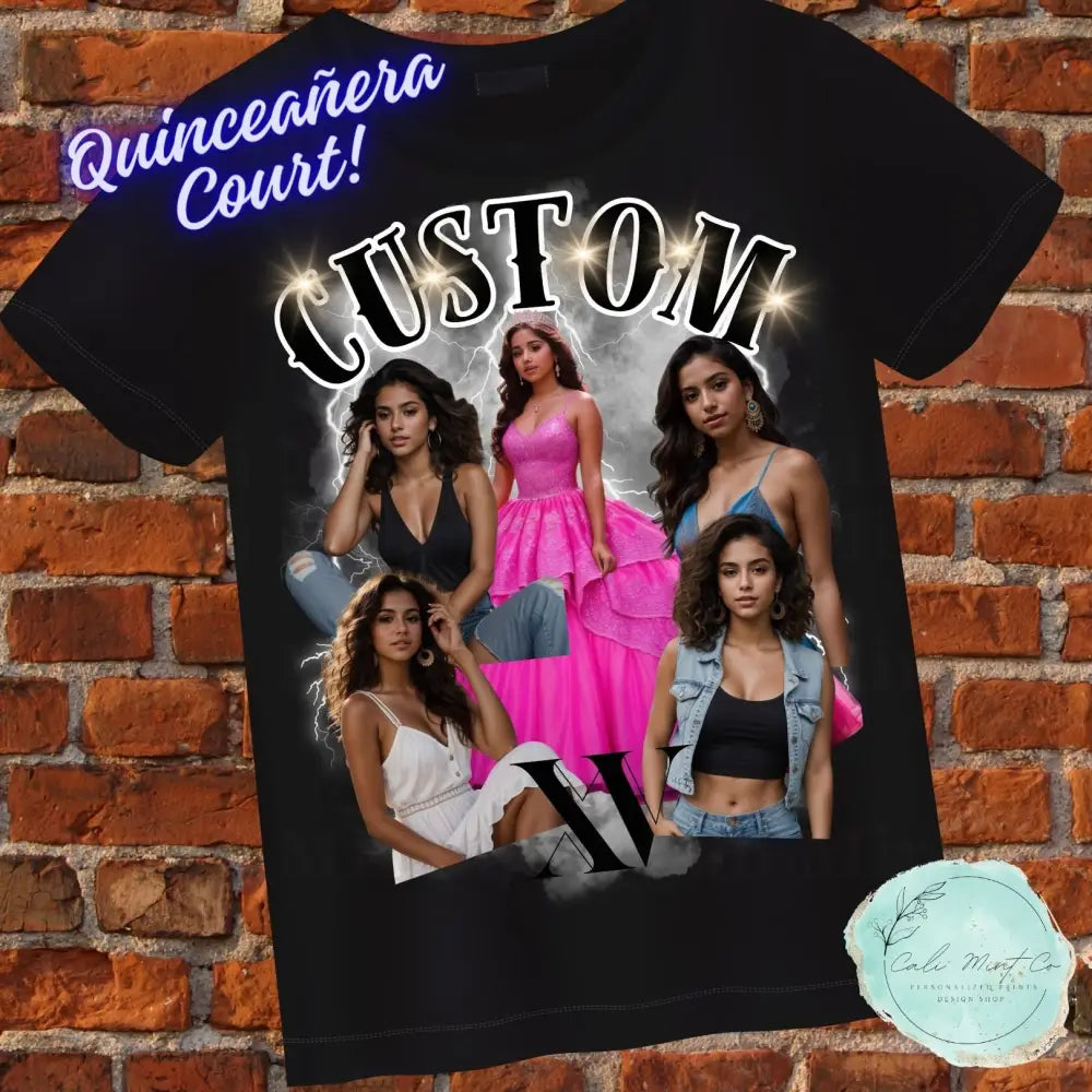 Custom Quinceañera Court Shirts Shirt