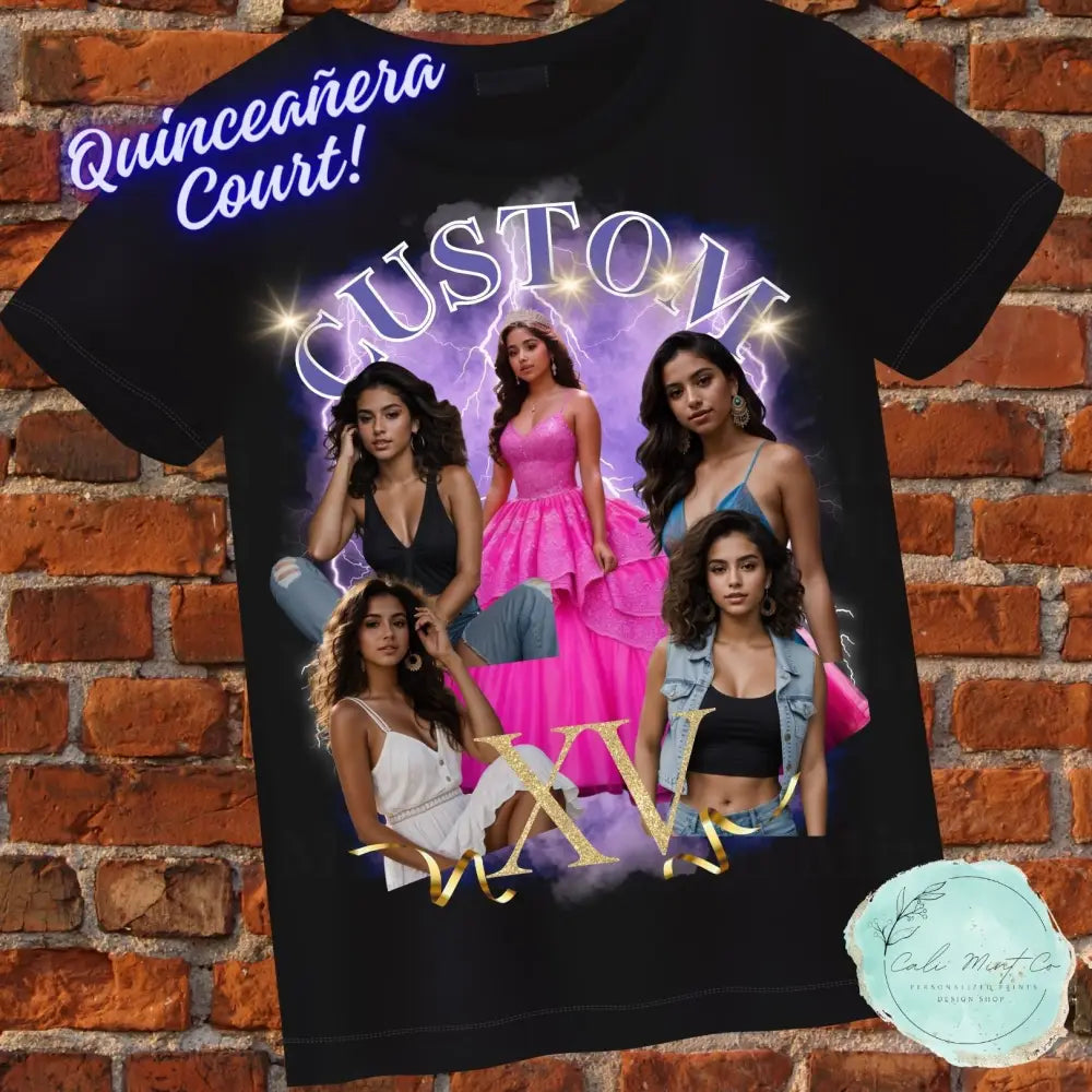 Custom Quinceañera Court Shirts Shirt