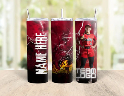 Custom Sports Photo Tumbler *Multiple Designs Tumbler