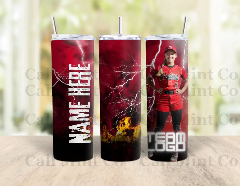 Custom Sports Photo Tumbler *Multiple Designs Tumbler