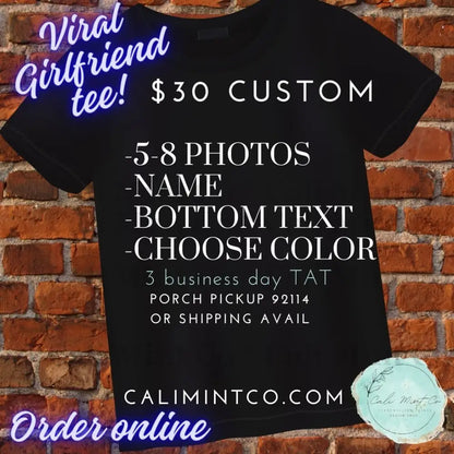 Custom Viral Girlfriend Bootleg Rap Shirt