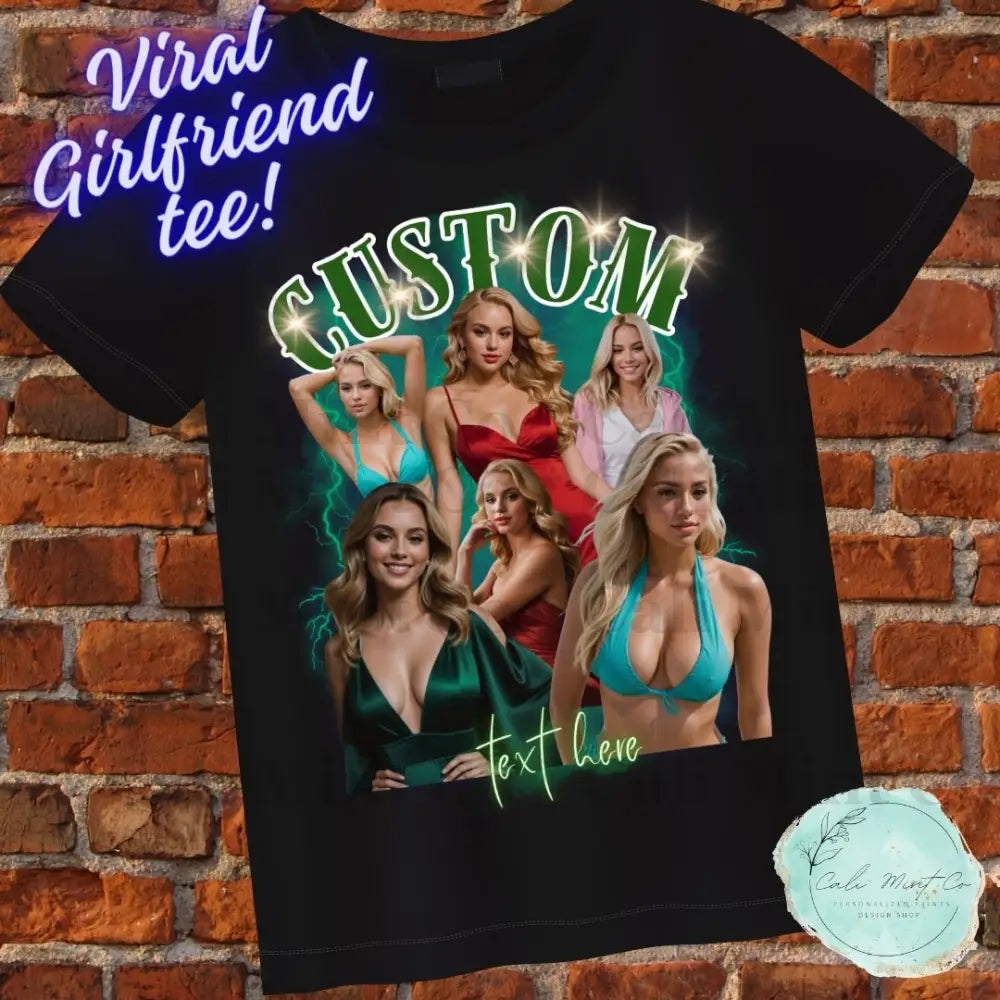 Custom Viral Girlfriend Bootleg Rap Shirt