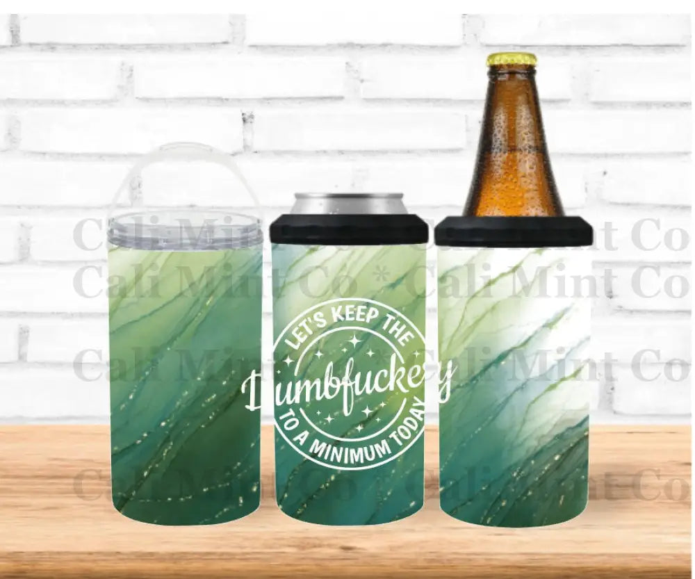 Dumbfuckery 4In1 Tumbler ~ 3 Colors To Choose From Drinkware