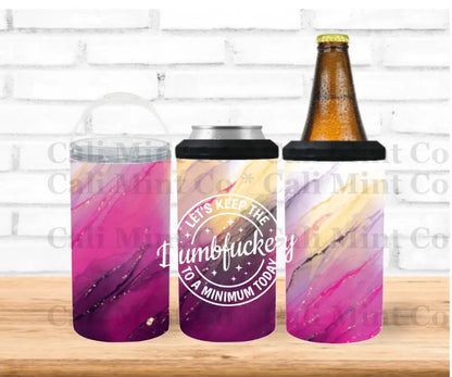 Dumbfuckery 4In1 Tumbler ~ 3 Colors To Choose From Drinkware