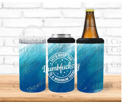 Dumbfuckery 4In1 Tumbler ~ 3 Colors To Choose From Drinkware