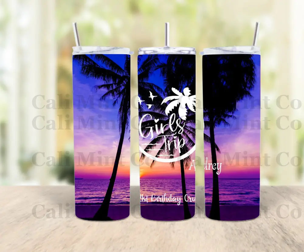 Girls Trip Customized Tumbler Skinny Tumbler