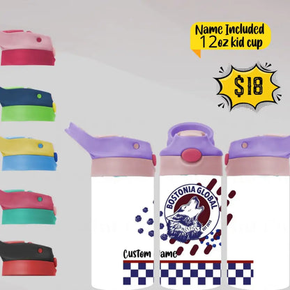 Kid Tumblers- Bostonia- Checkered Tumbler