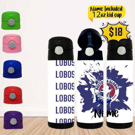 Kid Tumblers- Bostonia- Lobo Splash Tumbler