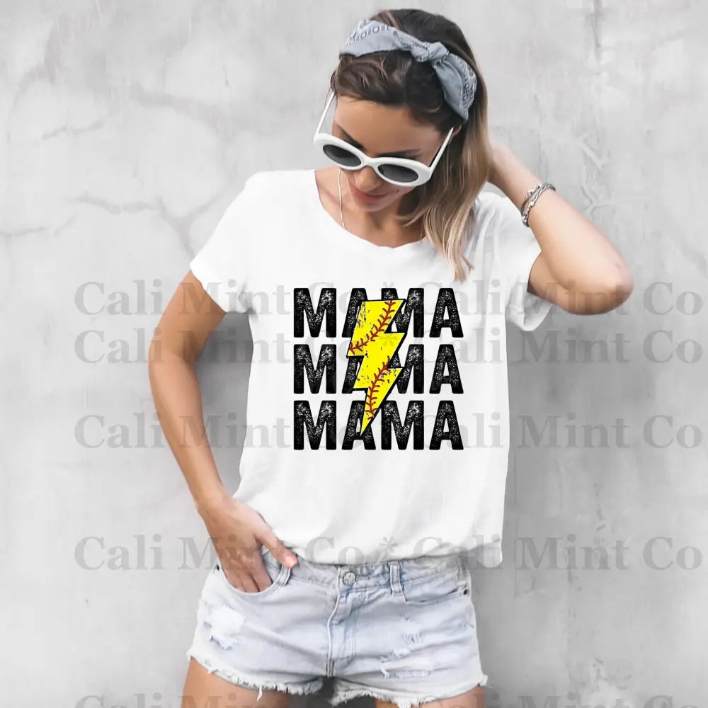 Mama Softball Shirt